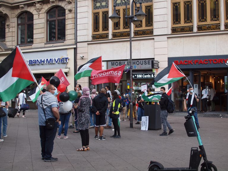 pro palestinian protest rally