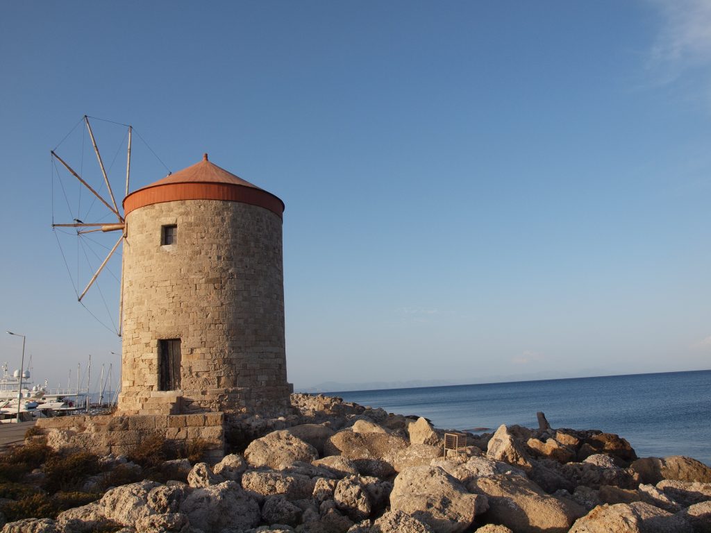 Greece Rhodes Island port